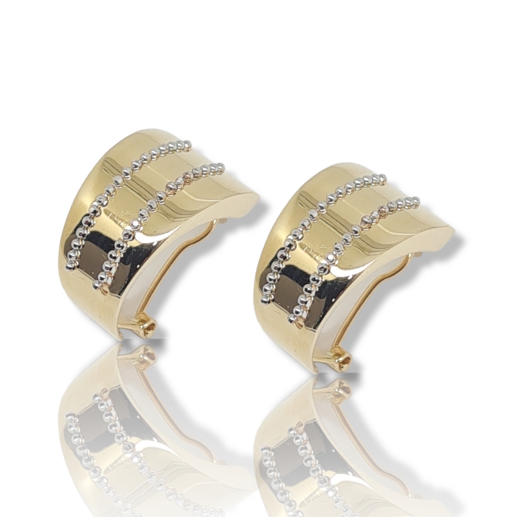 Golden earrings 14k (code S223870)